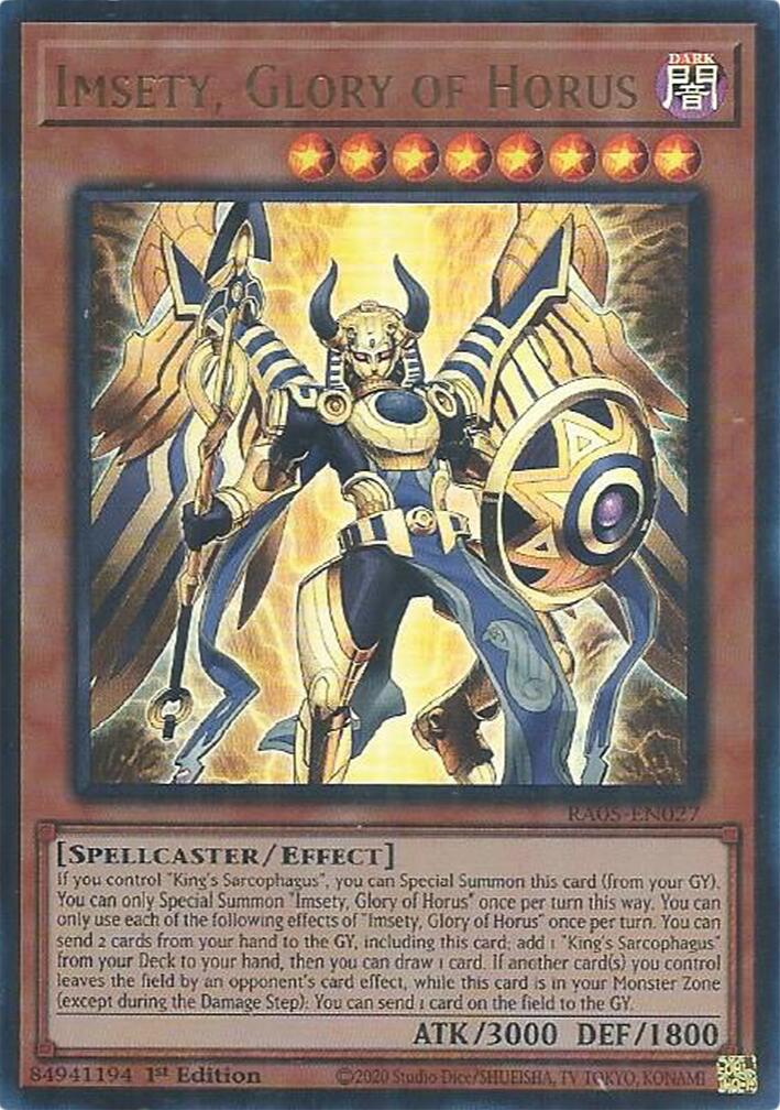 Imsety, Glory of Horus (Ultra Rare) [RA05-EN027] Ultra Rare | Chromatic Games