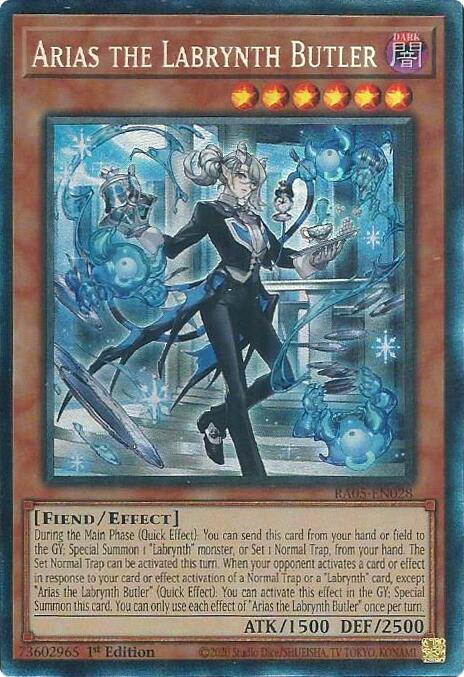 Arias the Labrynth Butler (Collector's Rare) [RA05-EN028] Collector's Rare | Chromatic Games