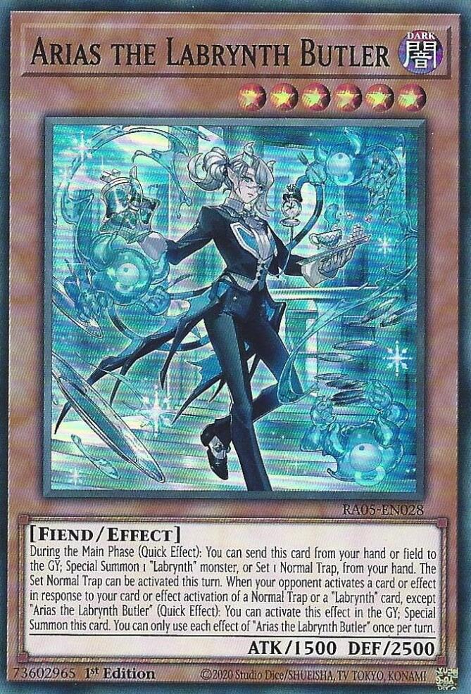 Arias the Labrynth Butler [RA05-EN028] Super Rare | Chromatic Games