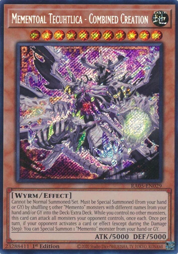 Mementoal Tecuhtlica - Combined Creation (Secret Rare) [RA05-EN029] Secret Rare | Chromatic Games