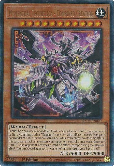 Mementoal Tecuhtlica - Combined Creation (Ultimate Rare) [RA05-EN029] Ultimate Rare | Chromatic Games
