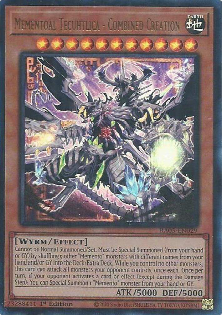 Mementoal Tecuhtlica - Combined Creation (Ultra Rare) [RA05-EN029] Ultra Rare | Chromatic Games