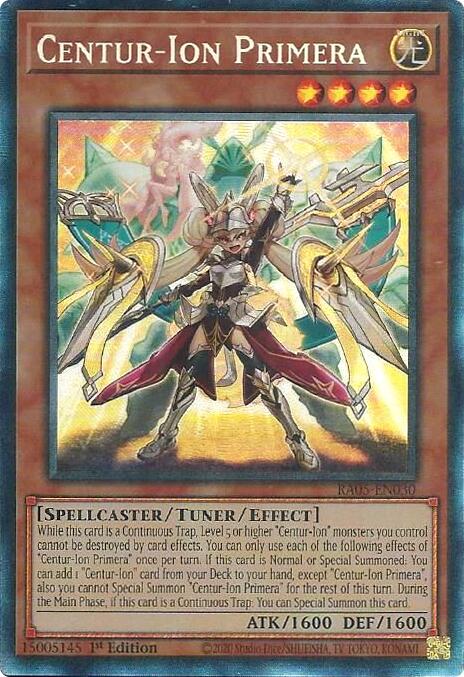 Centur-Ion Primera (Collector's Rare) [RA05-EN030] Collector's Rare | Chromatic Games