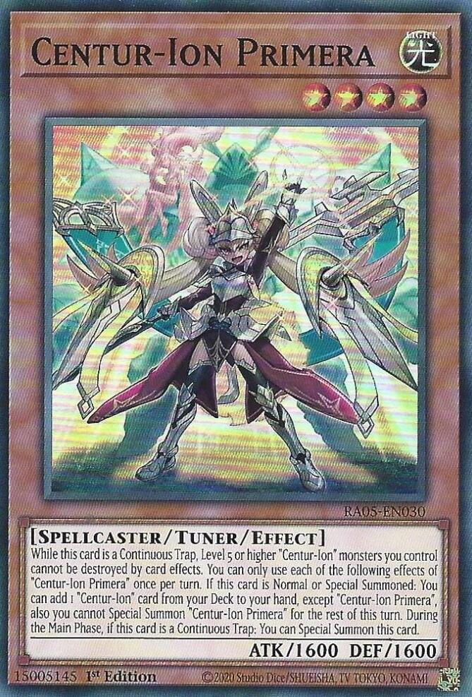 Centur-Ion Primera [RA05-EN030] Super Rare | Chromatic Games