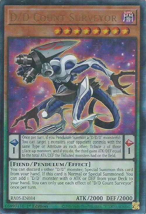 D/D Count Surveyor (Ultimate Rare) [RA05-EN034] Ultimate Rare | Chromatic Games