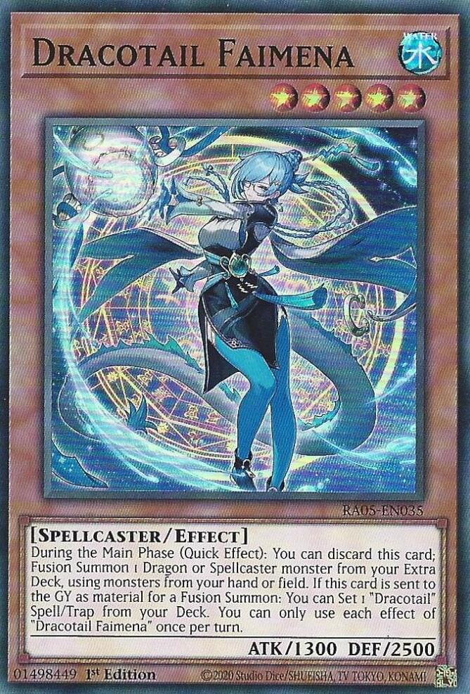 Dracotail Faimena [RA05-EN035] Super Rare | Chromatic Games