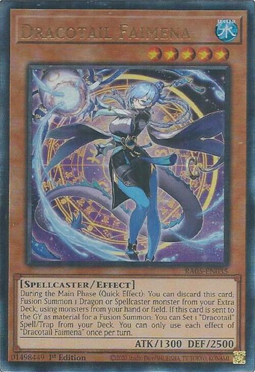 Dracotail Faimena (Ultimate Rare) [RA05-EN035] Ultimate Rare | Chromatic Games