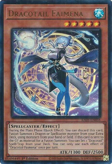 Dracotail Faimena (Ultra Rare) [RA05-EN035] Ultra Rare | Chromatic Games