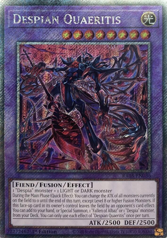 Despian Quaeritis (Platinum Secret Rare) [RA05-EN036] Platinum Secret Rare | Chromatic Games