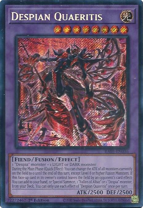 Despian Quaeritis (Secret Rare) [RA05-EN036] Secret Rare | Chromatic Games