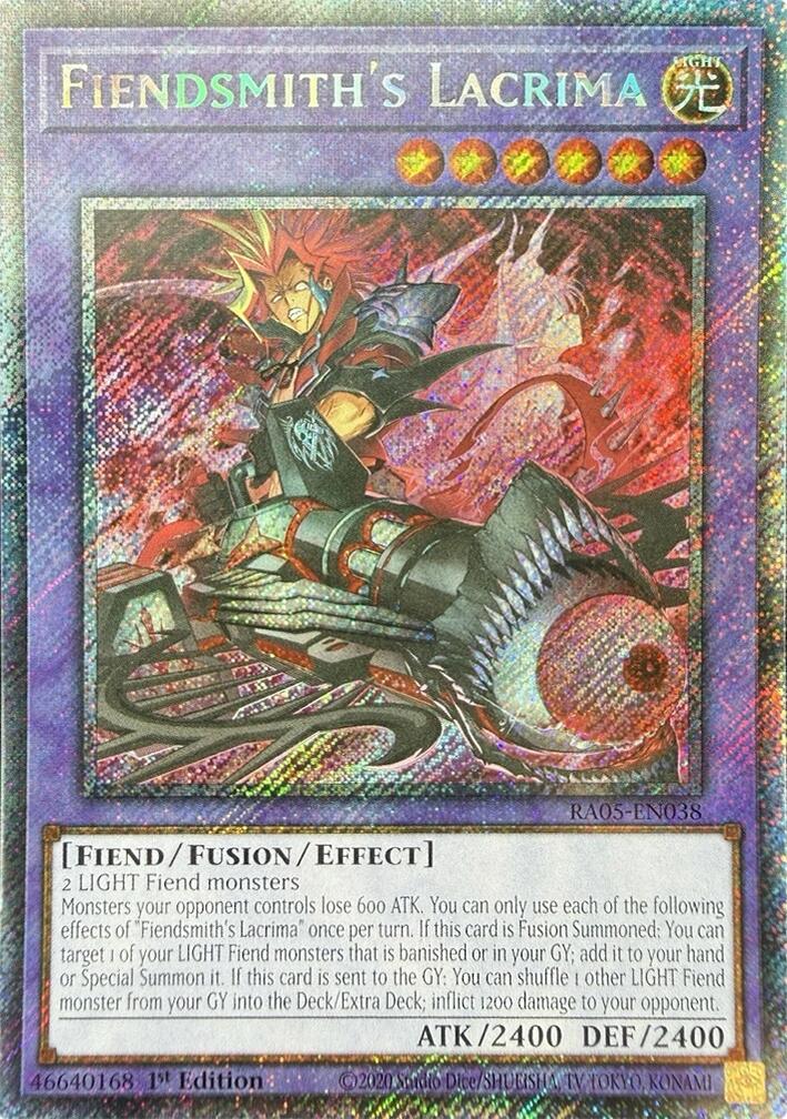 Fiendsmith's Lacrima (Platinum Secret Rare) [RA05-EN038] Platinum Secret Rare | Chromatic Games