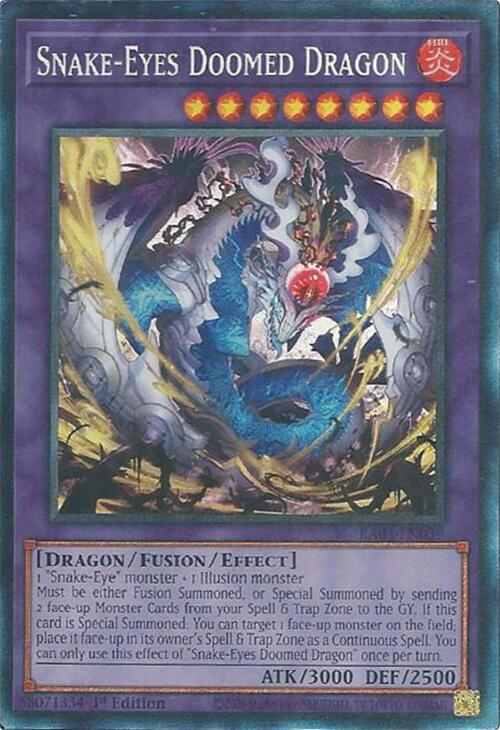 Snake-Eyes Doomed Dragon (Collector's Rare) [RA05-EN039] Collector's Rare | Chromatic Games