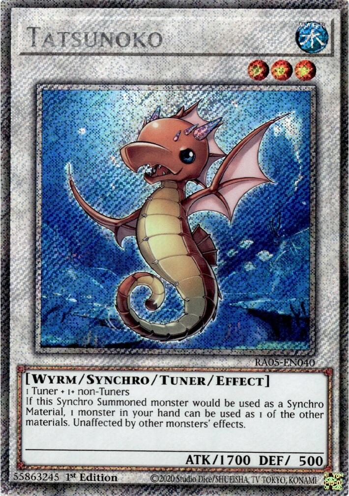 Tatsunoko (Platinum Secret Rare) [RA05-EN040] Platinum Secret Rare | Chromatic Games