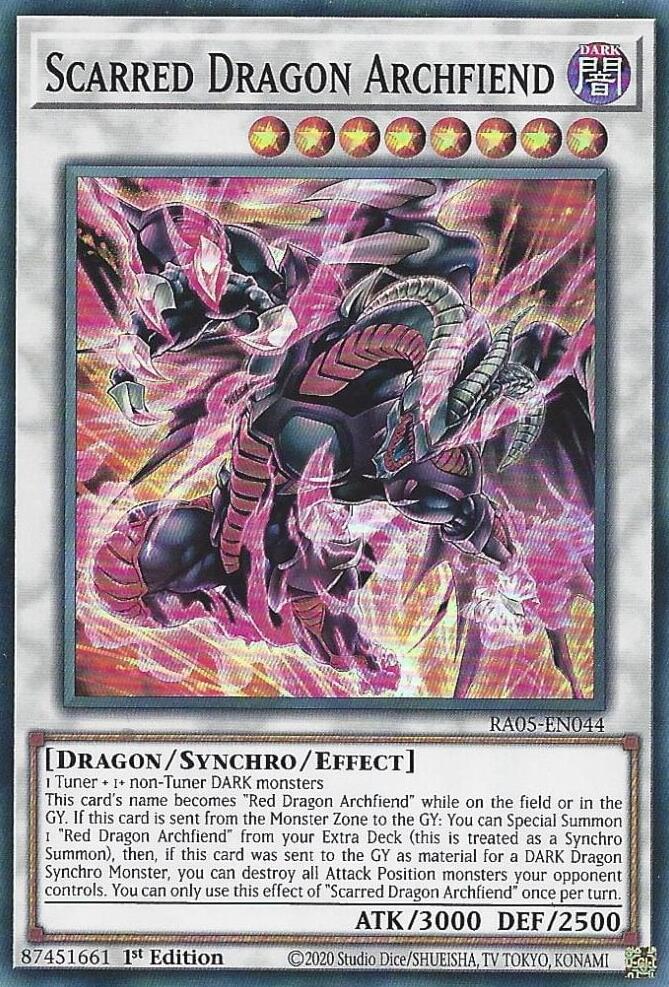Scarred Dragon Archfiend [RA05-EN044] Super Rare | Chromatic Games