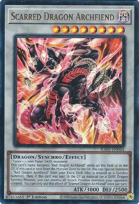 Scarred Dragon Archfiend (Ultra Rare) [RA05-EN044] Ultra Rare | Chromatic Games