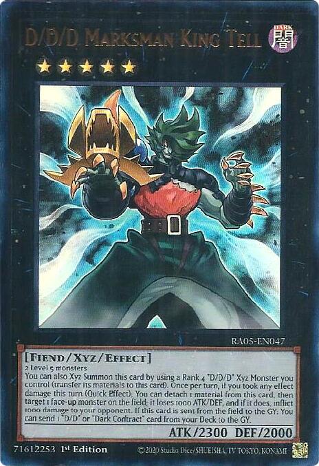 D/D/D Marksman King Tell (Ultra Rare) [RA05-EN047] Ultra Rare | Chromatic Games