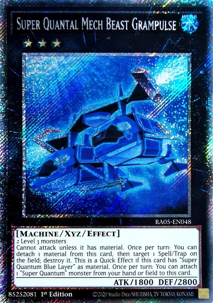 Super Quantal Mech Beast Grampulse (Platinum Secret Rare) [RA05-EN048] Platinum Secret Rare | Chromatic Games