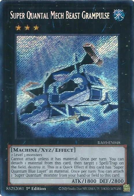 Super Quantal Mech Beast Grampulse (Secret Rare) [RA05-EN048] Secret Rare | Chromatic Games