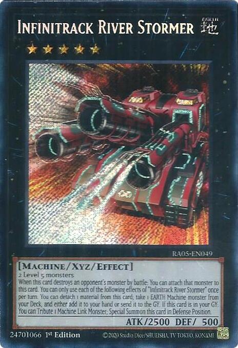 Infinitrack River Stormer (Secret Rare) [RA05-EN049] Secret Rare | Chromatic Games
