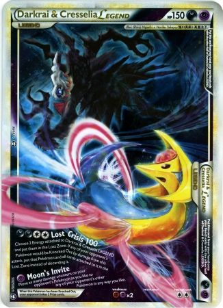 Darkrai & Cresselia LEGEND (99/102) (Jumbo Card) [HeartGold & SoulSilver: Triumphant] | Chromatic Games