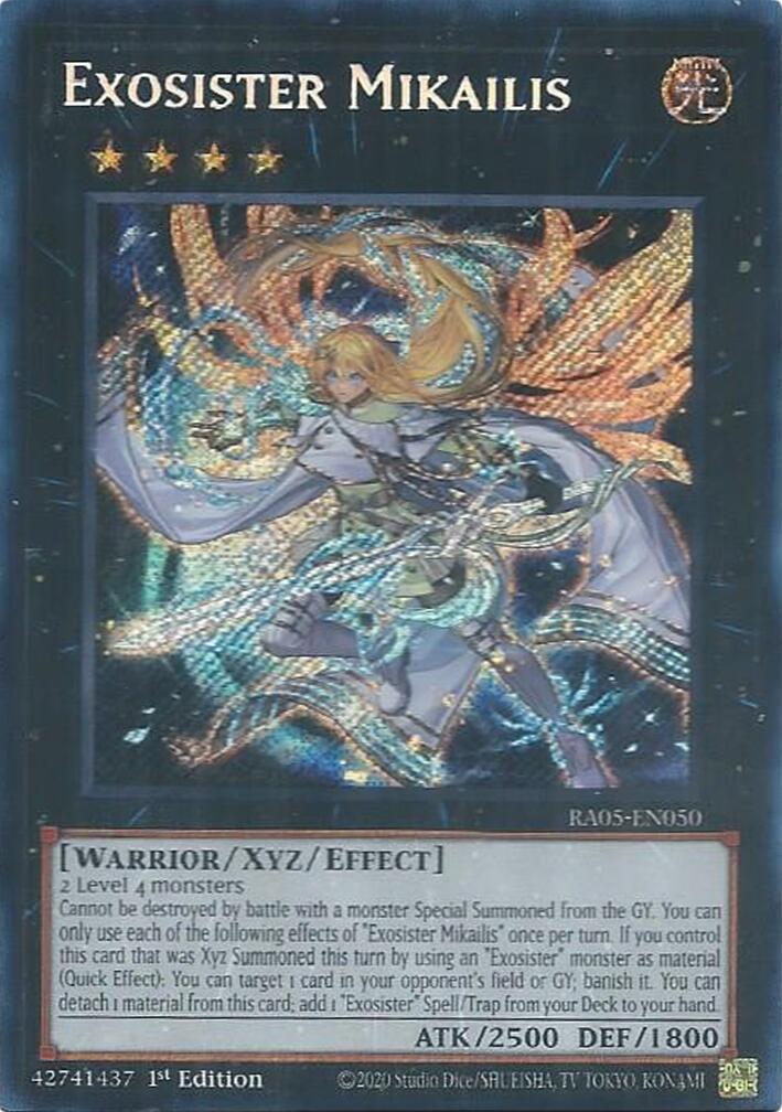 Exosister Mikailis (Secret Rare) [RA05-EN050] Secret Rare | Chromatic Games