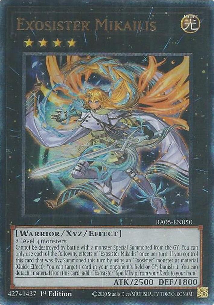 Exosister Mikailis (Ultimate Rare) [RA05-EN050] Ultimate Rare | Chromatic Games
