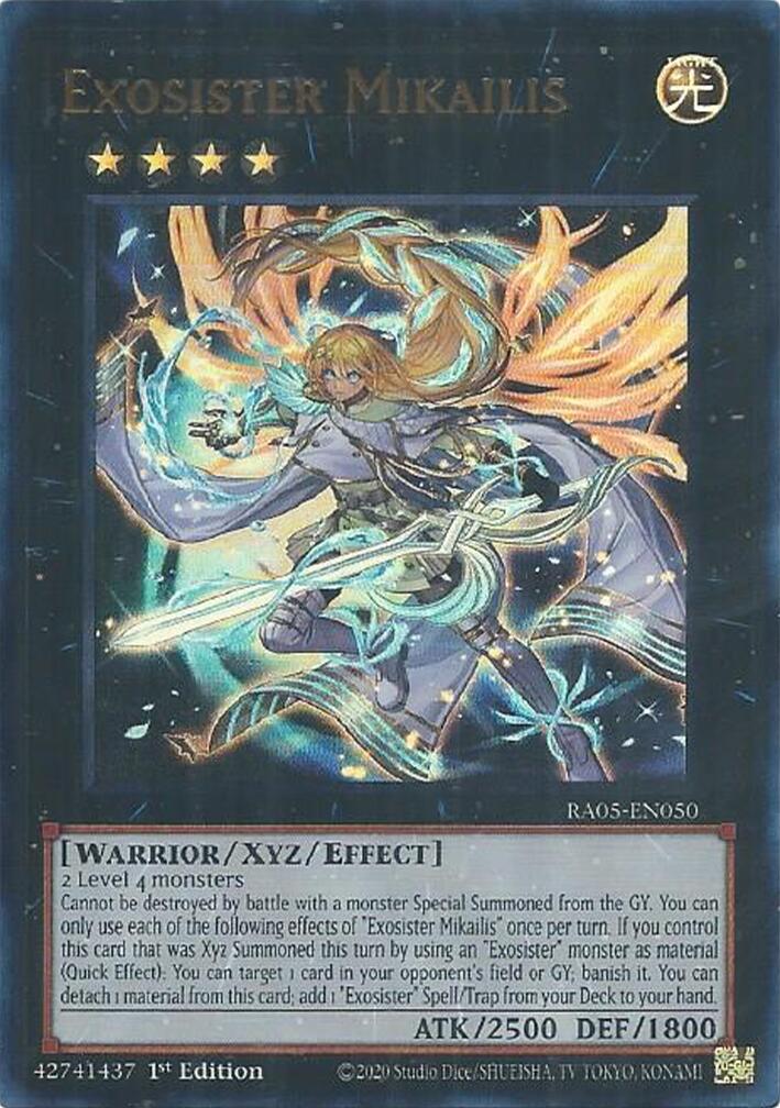 Exosister Mikailis (Ultra Rare) [RA05-EN050] Ultra Rare | Chromatic Games