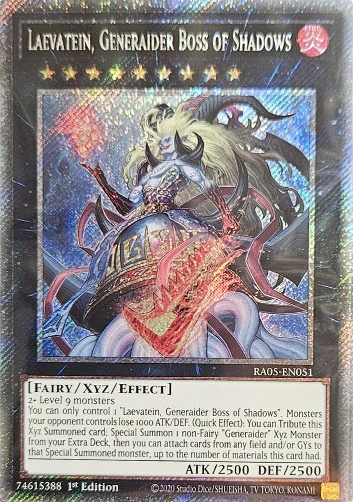 Laevatein, Generaider Boss of Shadows (Platinum Secret Rare) [RA05-EN051] Platinum Secret Rare | Chromatic Games