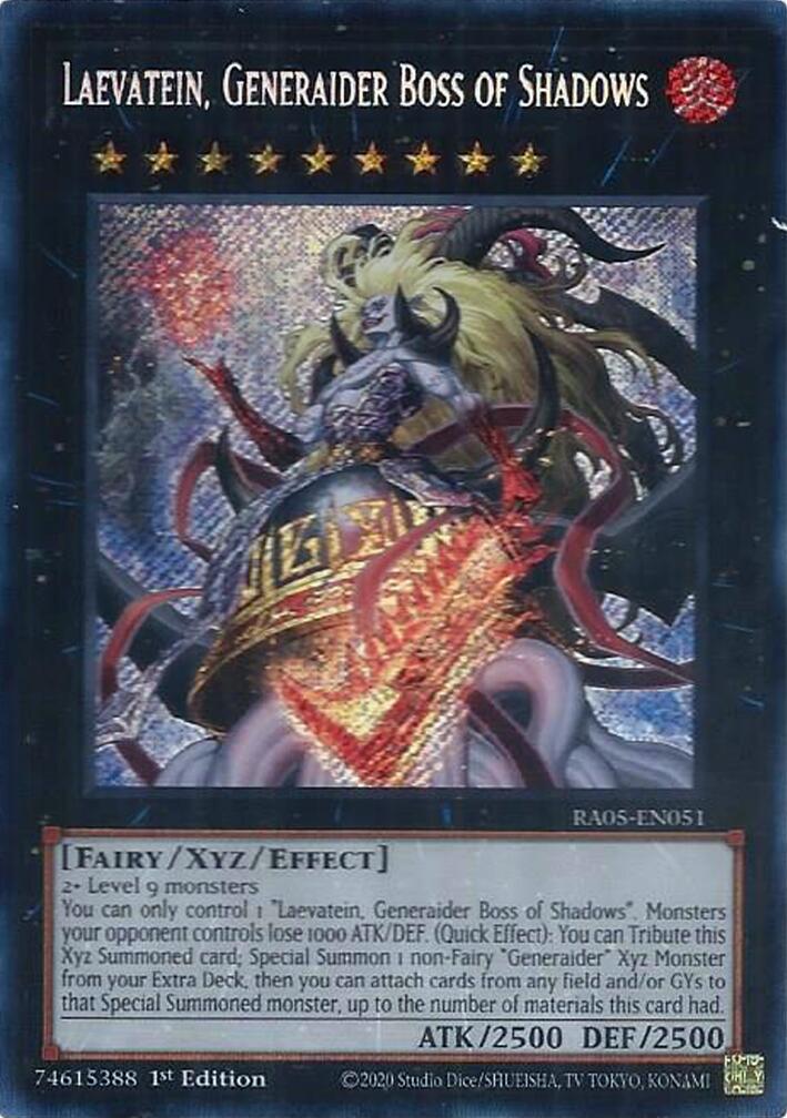 Laevatein, Generaider Boss of Shadows (Secret Rare) [RA05-EN051] Secret Rare | Chromatic Games
