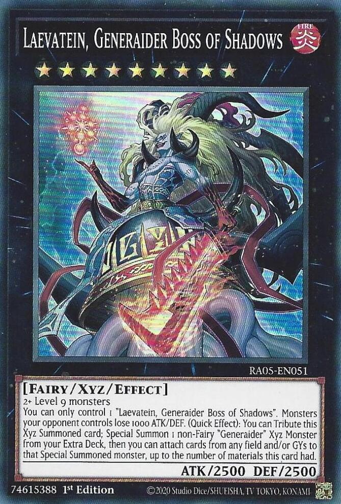 Laevatein, Generaider Boss of Shadows [RA05-EN051] Super Rare | Chromatic Games