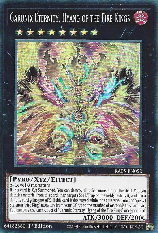 Garunix Eternity, Hyang of the Fire Kings [RA05-EN052] Super Rare | Chromatic Games