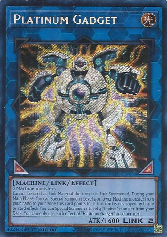 Platinum Gadget (Secret Rare) [RA05-EN054] Secret Rare | Chromatic Games