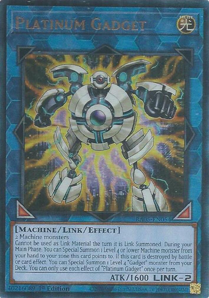 Platinum Gadget (Ultimate Rare) [RA05-EN054] Ultimate Rare | Chromatic Games