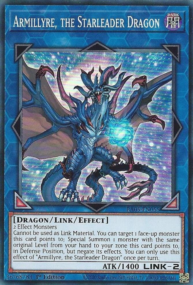 Armillyre, the Starleader Dragon [RA05-EN055] Super Rare | Chromatic Games