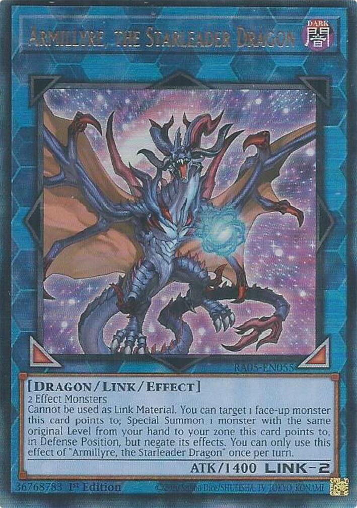Armillyre, the Starleader Dragon (Ultimate Rare) [RA05-EN055] Ultimate Rare | Chromatic Games