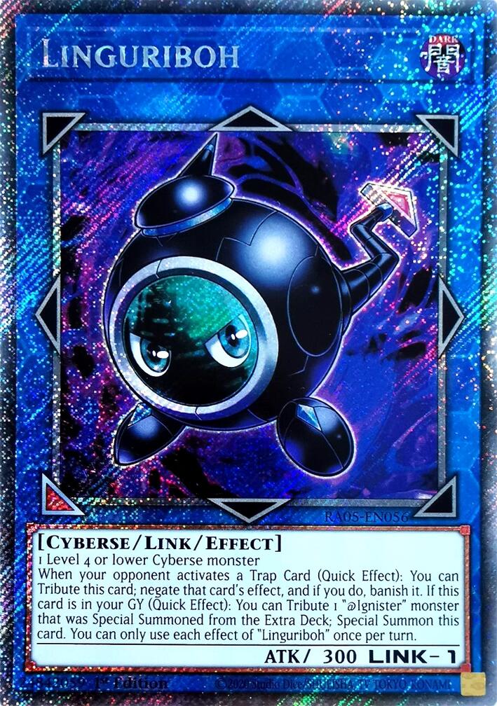 Linguriboh (Platinum Secret Rare) [RA05-EN056] Platinum Secret Rare | Chromatic Games