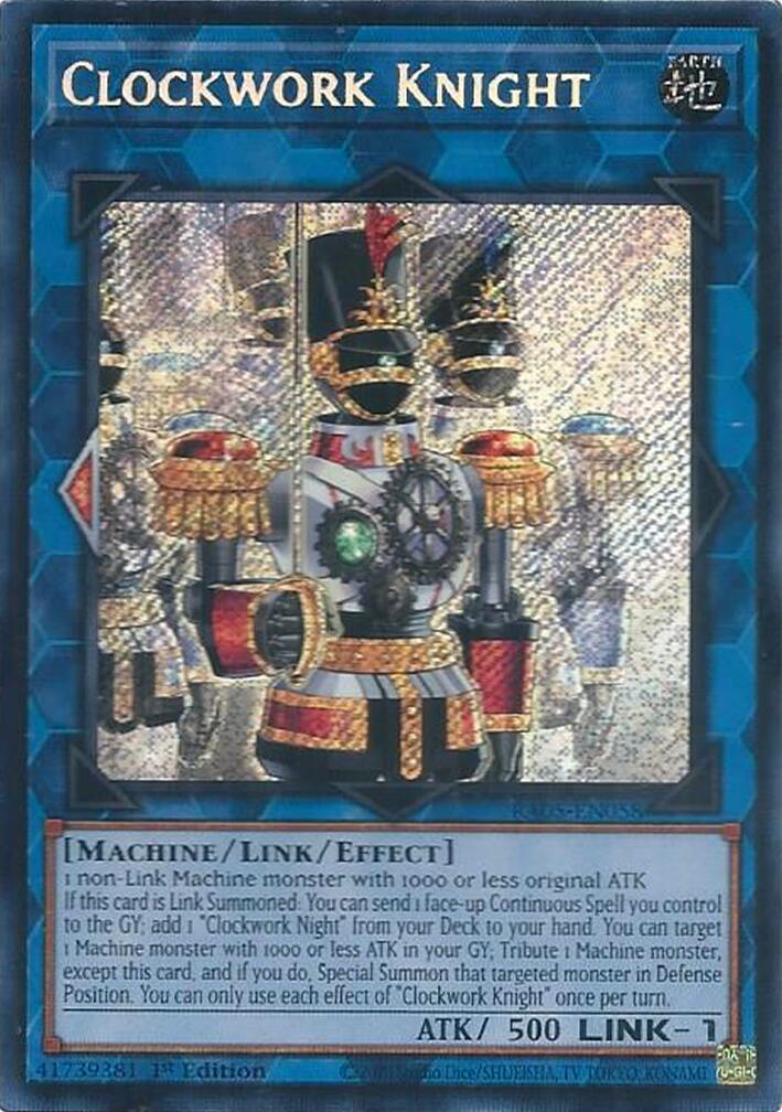 Clockwork Knight (Secret Rare) [RA05-EN058] Secret Rare | Chromatic Games
