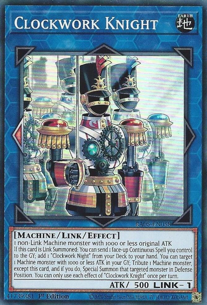 Clockwork Knight [RA05-EN058] Super Rare | Chromatic Games