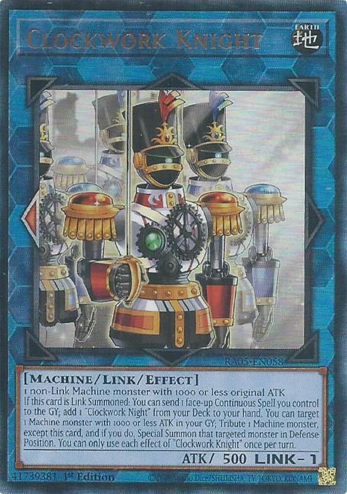 Clockwork Knight (Ultimate Rare) [RA05-EN058] Ultimate Rare | Chromatic Games