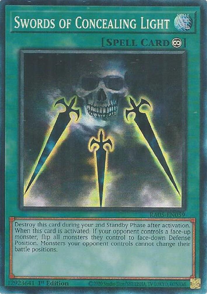 Swords of Concealing Light (Collector's Rare) [RA05-EN059] Collector's Rare | Chromatic Games