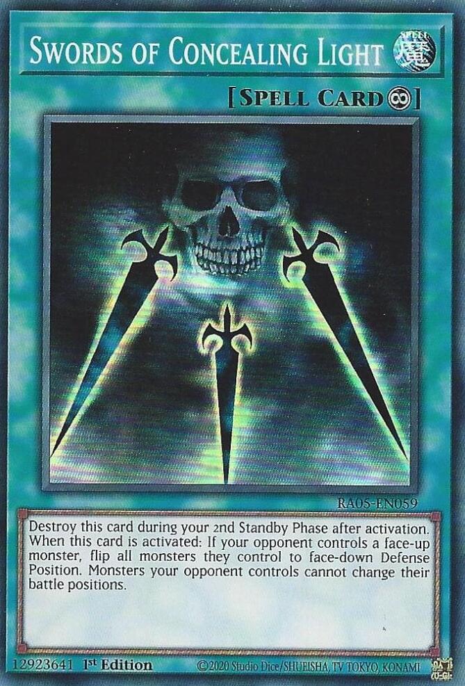 Swords of Concealing Light [RA05-EN059] Super Rare | Chromatic Games