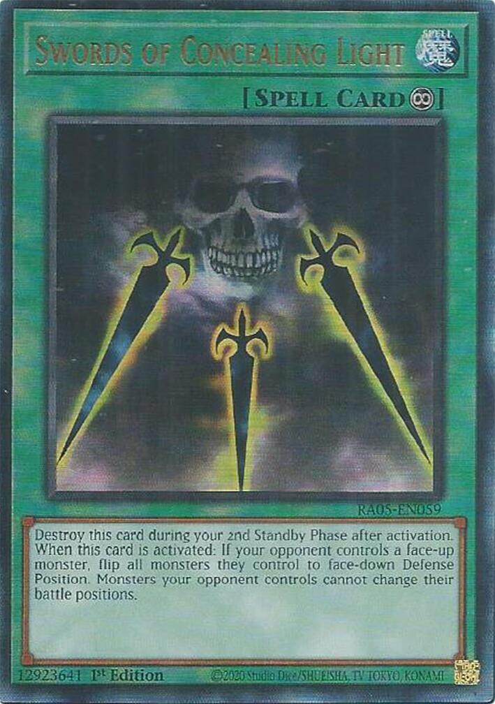 Swords of Concealing Light (Ultimate Rare) [RA05-EN059] Ultimate Rare | Chromatic Games