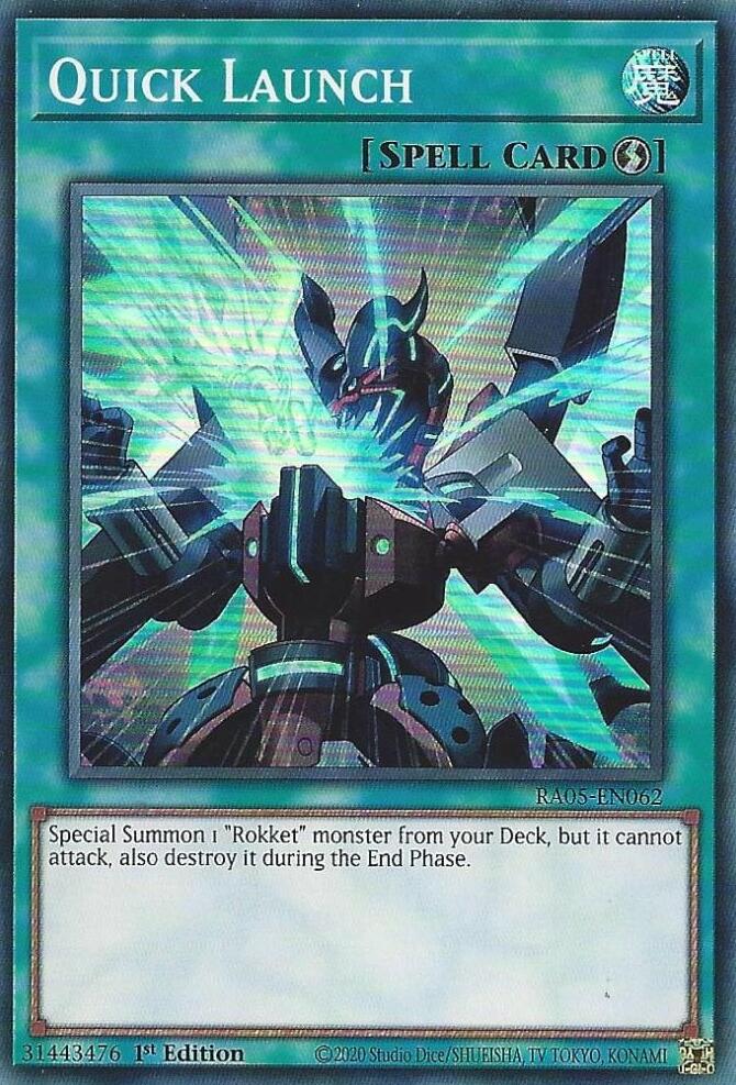 Quick Launch [RA05-EN062] Super Rare | Chromatic Games