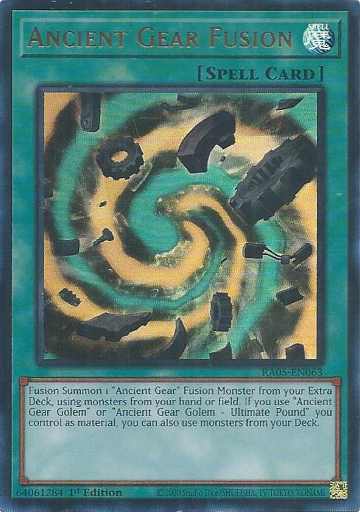 Ancient Gear Fusion (Ultra Rare) [RA05-EN063] Ultra Rare | Chromatic Games