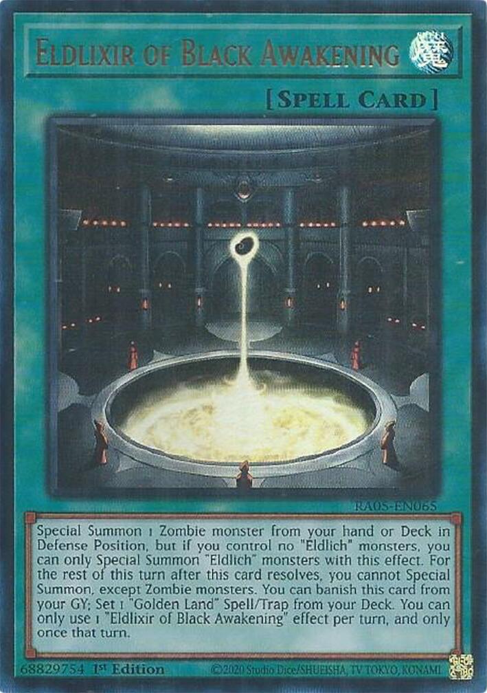 Eldlixir of Black Awakening (Ultra Rare) [RA05-EN065] Ultra Rare | Chromatic Games