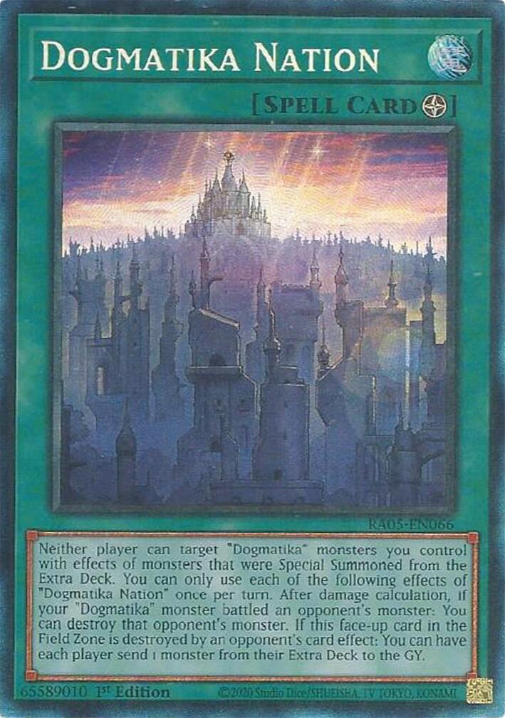 Dogmatika Nation (Collector's Rare) [RA05-EN066] Collector's Rare | Chromatic Games