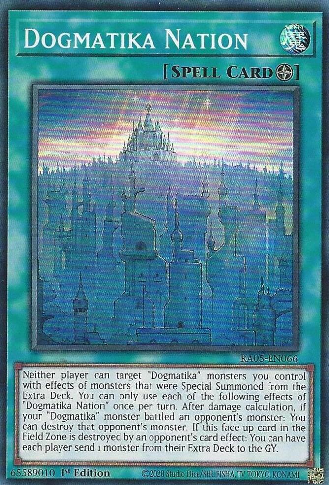 Dogmatika Nation [RA05-EN066] Super Rare | Chromatic Games