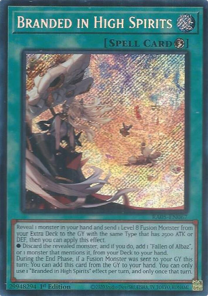 Branded in High Spirits (Secret Rare) [RA05-EN067] Secret Rare | Chromatic Games