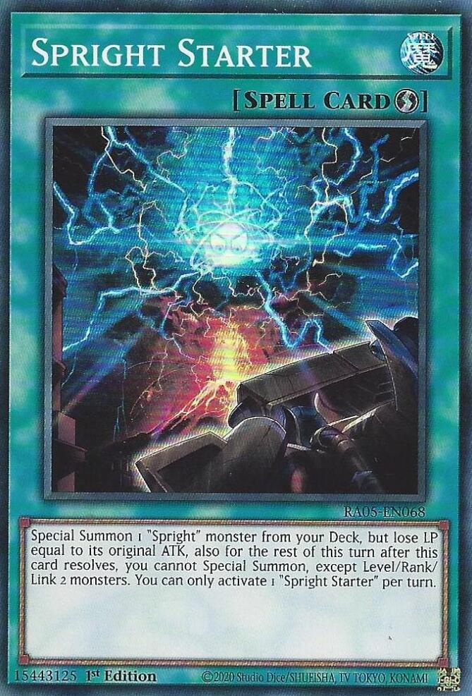 Spright Starter [RA05-EN068] Super Rare | Chromatic Games