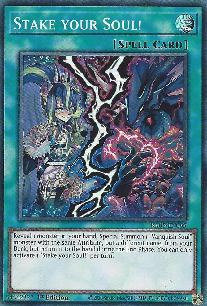 Stake your Soul! [RA05-EN069] Super Rare | Chromatic Games